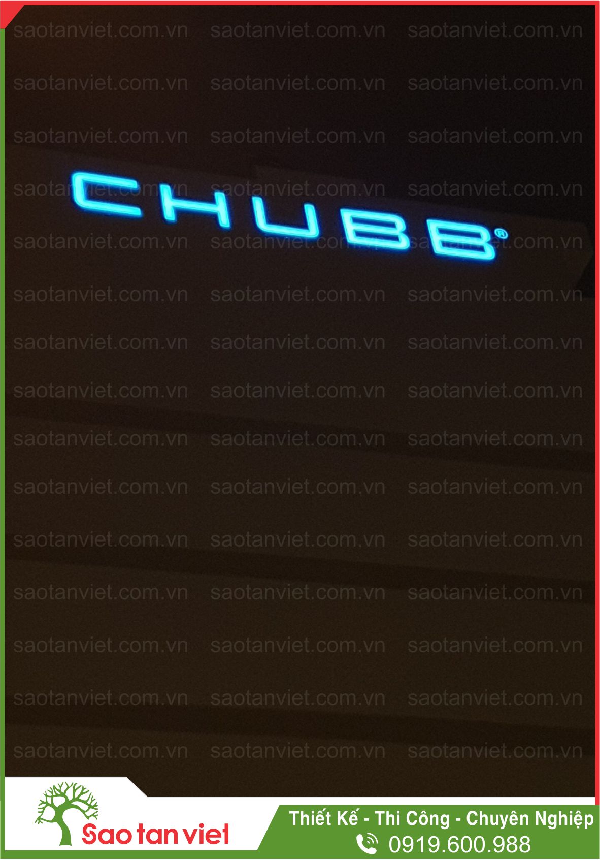 bảng hiệu quảng cáo chubb 7