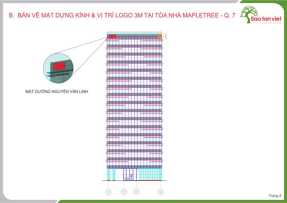 Bang ve thi cong Logo 3M 5