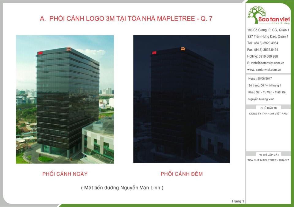 Bang ve thi cong Logo 3M 6