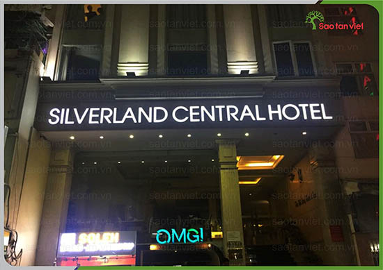 bảng quảng cáo silverland hotel