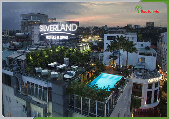 bảng quảng cáo silverland hotel