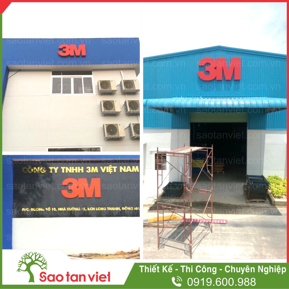 chữ tole mặt mica dan film 3m led module phát sáng