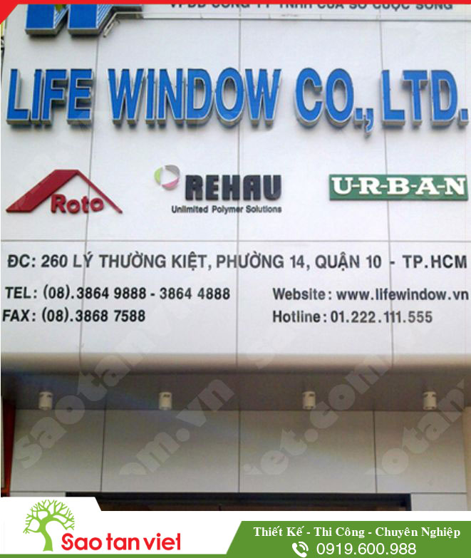 bảng hiệu quảng cáo outdoorsignboard lifewindow