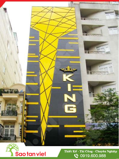 mặt dựng aluminium đèn neon signking