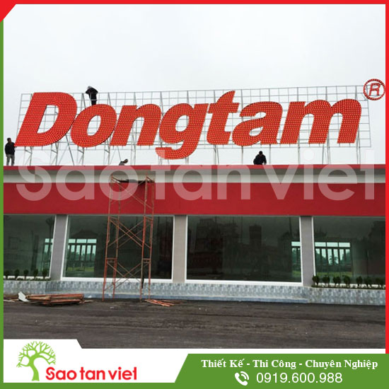 rooftop sign nhôm tam led module