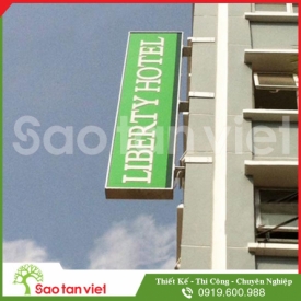 Bảng Vẫy Aluminium 2 Mặt ( Liberty Hotel )