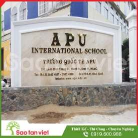 Chữ Inox Vàng - Làm Hộp Nổi (Apu)