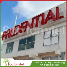 Chữ Nhôm Sơn Tĩnh Điện - Đèn Neon Sign ( Tòa Nhà STC )