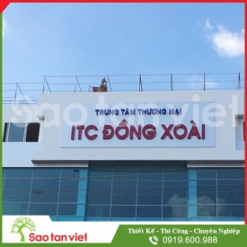 Chữ Tole Sơn Tĩnh Điện - Decal 3m - Led Module