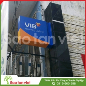 Hộp Đèn Vẫy 2 Mặt - Decal 3m (Vibbank)