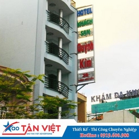 Bảng Vẫy 2 Mặt - Chữ Mica Đèn Led (Qk)