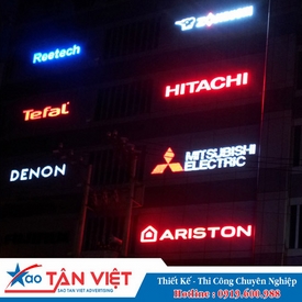 Logo & Chữ Nổi - Mặt Gắn Led Rgb