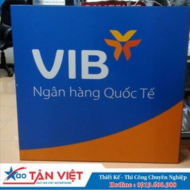 Hộp Đèn Vẫy 2 Mặt -- Decal 3m (Vibbank)