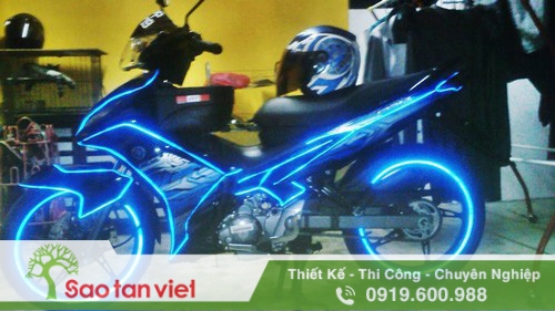 decal trang tri xe may