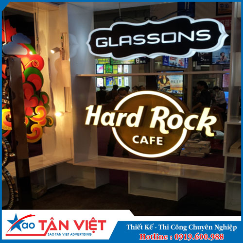 Hộp đèn Mica chữ nổi