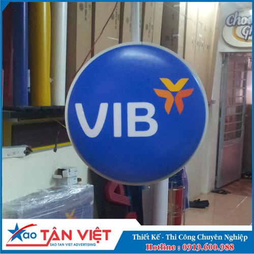 Hộp đèn vẫy 2 mặt hút nổi (VIB)