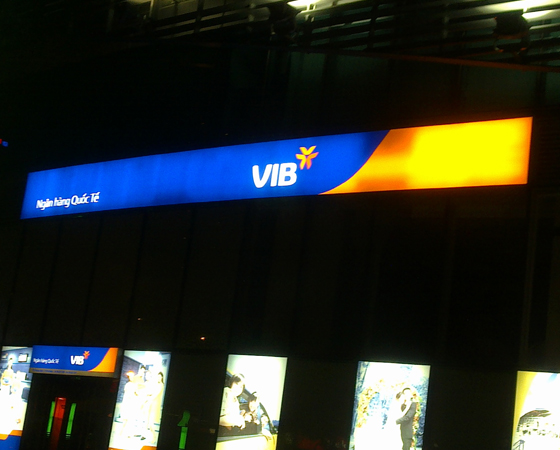 Hộp Đèn Toàn Phần VIB Bank  ( Film 3M USA )