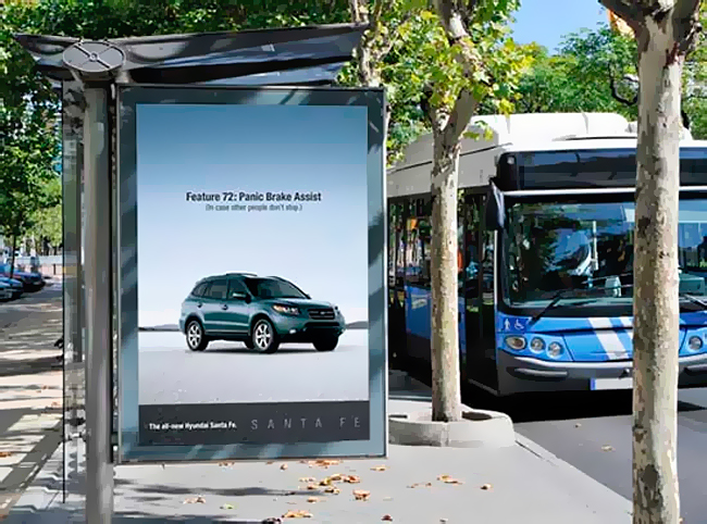 Poster Quảng Cáo ngoài trời - Trạm xe bus