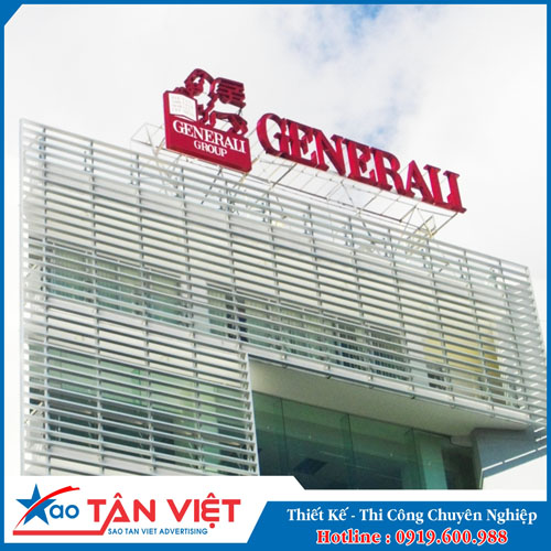Rooftop Sign tole letter - Deccal 3M - Đèn Led